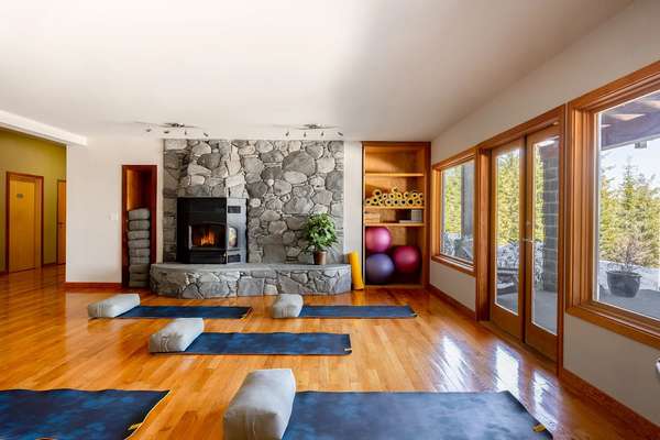 This is a photo of the wellness studio at The Healing Institute at Forbidden Plateau.