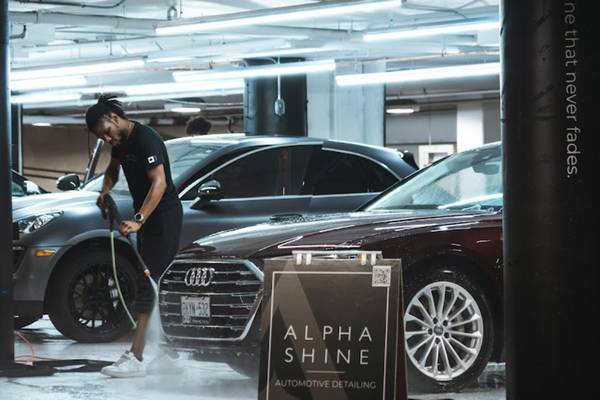 This is a photo of the car washing at ALPHASHINE Toronto.