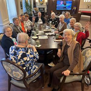 This is a photo of the senior residents at Delmanor Northtown.