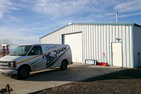 This is a photo of the USA location at Donek Snowboards.