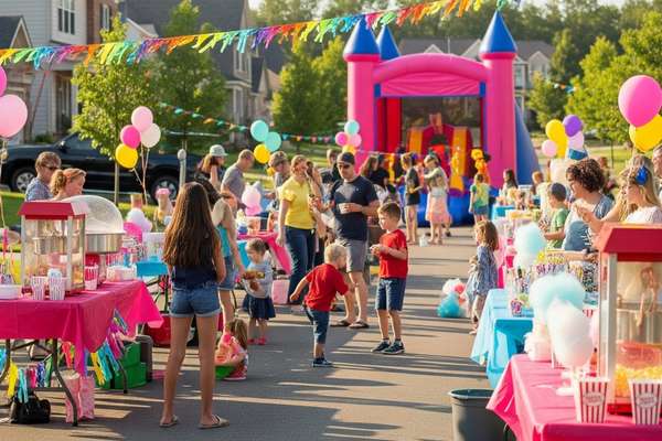 This is a photo of the outdoor party game rentals at Houle Games.