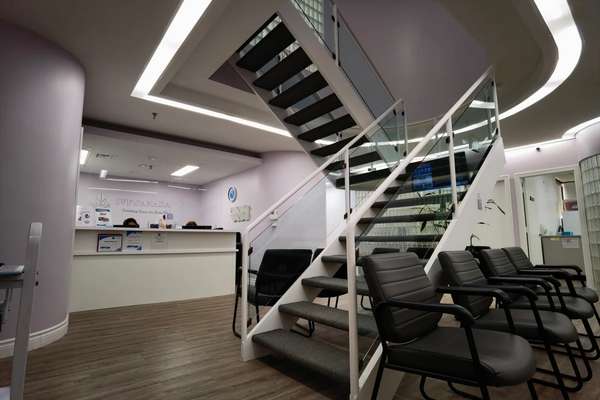 This is a photo of the lobby at the IVF Canada clinic.