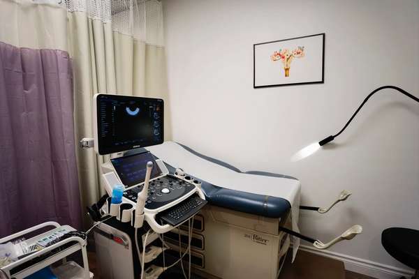This is a photo of a treatment room at the IVF Canada clinic.
