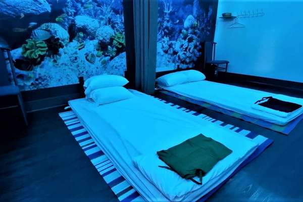 This is a photo of the massage room at Masahista Healing Hands.