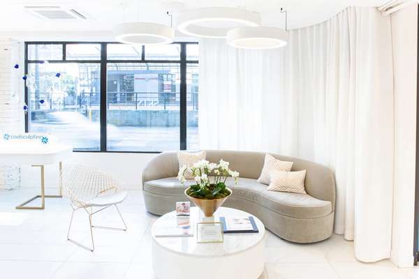 This is a photo of the waiting area at Skin Technique.