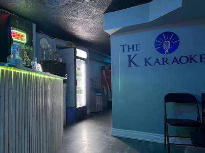 This is a photo of the karaoke place at The K Karaoke.